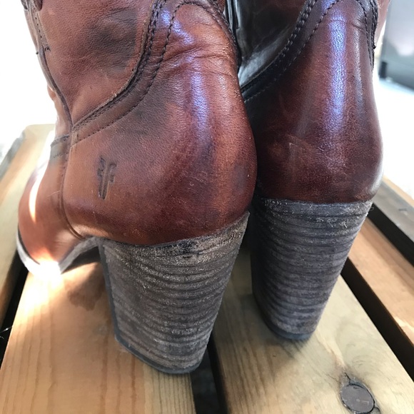 Frye Western Ankle Boots - Picture 7 of 8